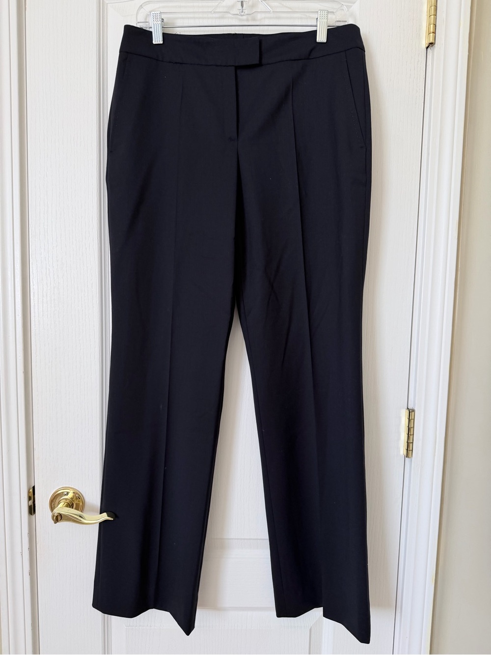 Faconnable Women’s Size 8 Black Wool Dress Pants Trousers Made in Hungary